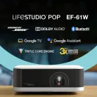 Epson Lifestudio Pop EF-61W hordozható smart projektor, Google TV, FHD