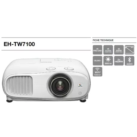 Epson EH-TW7100 házimozi projektor, 4K PRO-UHD, 16:9, ISF kalibráció