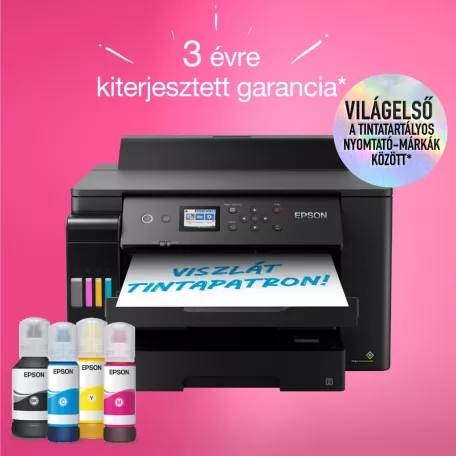 Epson EcoTank L11160 színes tintasugaras A3+, duplex, LAN, WIFI