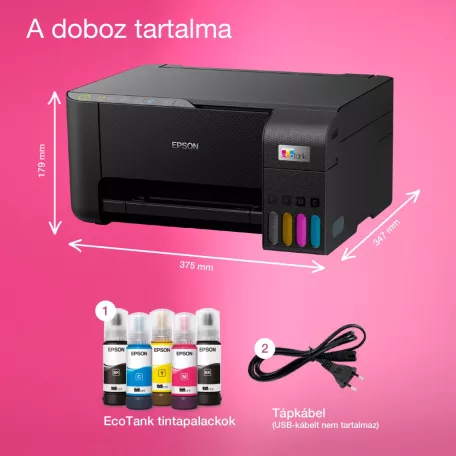 Epson EcoTank L3270 színes tintasugaras A4 MFP, WIFI