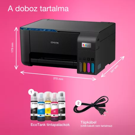 Epson EcoTank L3271 színes tintasugaras A4 MFP, WIFI