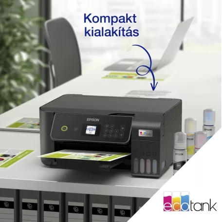 Epson EcoTank L3280 színes tintasugaras A4 MFP, WIFI, fekete