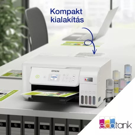 Epson EcoTank L3286 színes tintasugaras A4 MFP, WIFI, fehér
