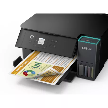 Epson EcoTank L4360 színes tintasugaras A4 MFP, WIFI, duplex, fekete