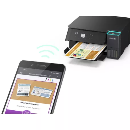 Epson EcoTank L4360 színes tintasugaras A4 MFP, WIFI, duplex, fekete