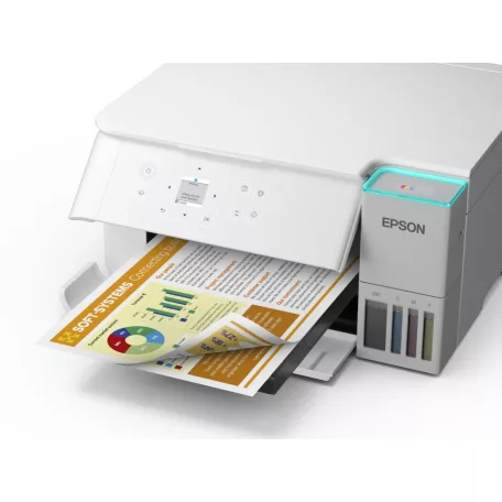 Epson EcoTank L4366 színes tintasugaras A4 MFP, WIFI, duplex, fehér