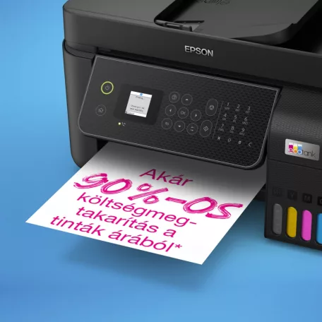 Epson Ecotank L5310 színes tintasugaras A4 4in1 MFP, ADF, WIFI, fekete