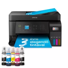   Epson Ecotank L5590 színes tintasugaras A4 4in1 MFP, ADF, WIFI, fekete
