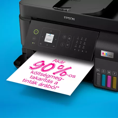 Epson Ecotank L5590 színes tintasugaras A4 4in1 MFP, ADF, WIFI, fekete