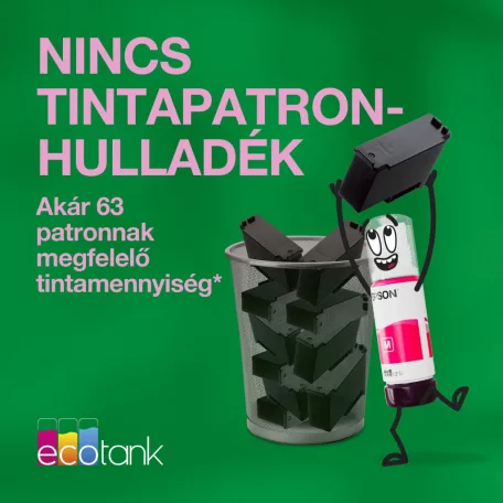 Epson EcoTank L6370 színes tintasugaras A4 MFP, ADF, duplex, LAN, WIFI, fekete