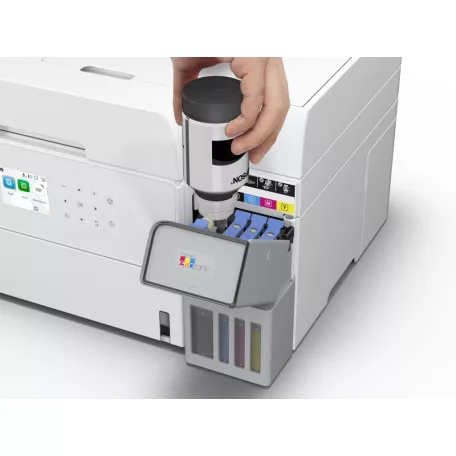 Epson EcoTank L6376 színes tintasugaras A4 MFP, ADF, duplex, LAN, WIFI, fehér