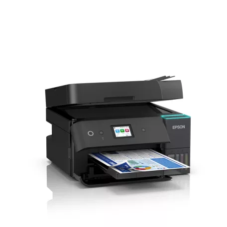Epson EcoTank L6390 színes tintasugaras A4 MFP, ADF, duplex, LAN, WIFI, fekete