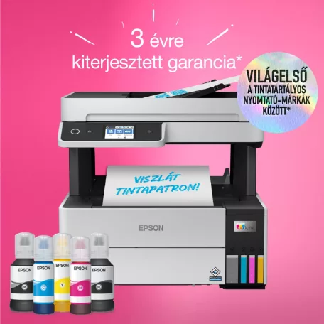 Epson EcoTank L6460 színes tintasugaras A4 MFP, ADF, duplex, LAN, WIFI