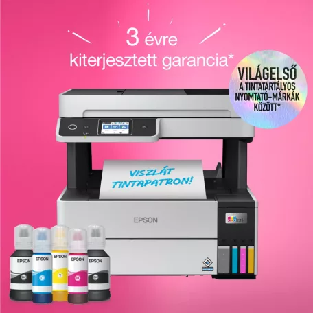 Epson EcoTank L6490 színes tintasugaras A4 MFP, ADF, duplex, LAN, WIFI, FAX
