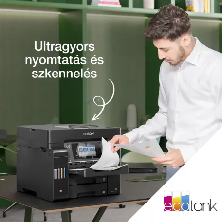 Epson EcoTank L6570 színes tintasugaras A4 MFP, DADF, duplex, LAN, WIFI, FAX