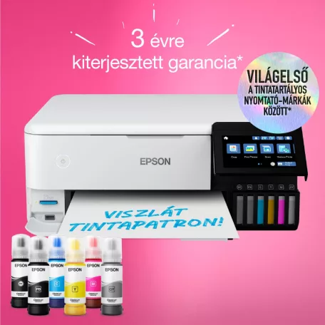 Epson EcoTank L8160 színes tintasugaras A4 fotó MFP, duplex, WIFI