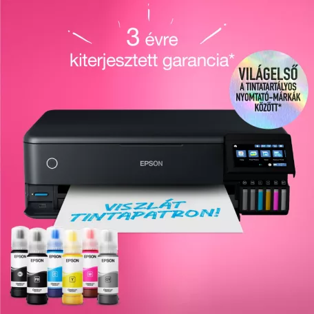 Epson EcoTank L8180 színes tintasugaras A3+ fotó MFP, duplex, WIFI