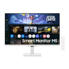   Samsung LS27FM501EUXDU Smart Monitor 27" FHD IPS Tizen operációs rendszer, fehér
