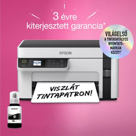 Epson EcoTank M2120 mono A4 tintasugaras 3in1 MFP, ADF, WIFI