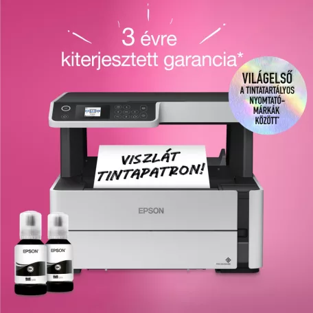 Epson EcoTank M2170 mono A4 tintasugaras MFP, duplex, LAN, WIFI