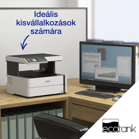 Epson EcoTank M2170 mono A4 tintasugaras MFP, duplex, LAN, WIFI