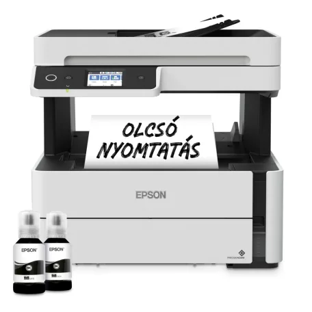 Epson EcoTank M3170 mono A4 tintasugaras 4in1 MFP, duplex, ADF, LAN, WIFI