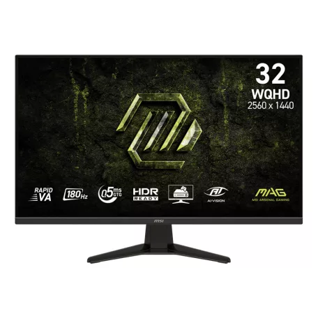 MSI MAG 325QF E18V 31.5" WQHD 144Hz monitor, fekete