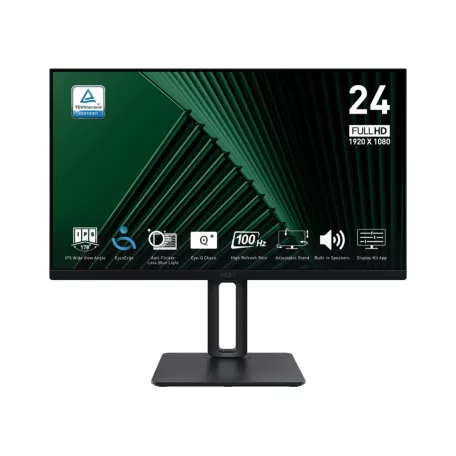 MSI PRO MP245PG 23.8" IPS FHD 100Hz állítható magasságú monitor, fekete