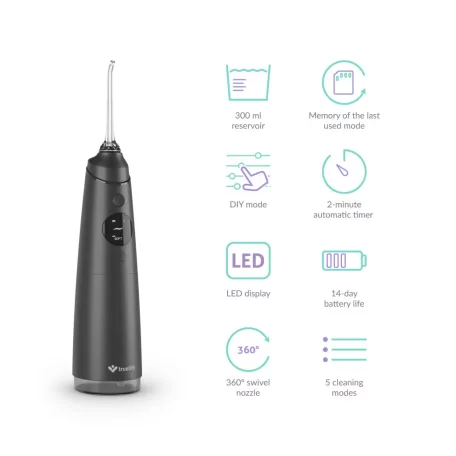 TrueLife AquaFloss Compact C300 Szájzuhany fekete