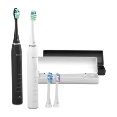   TrueLife SonicBrush Clean30 Duo Elektromos fogkefe 2db Fekete/fehér
