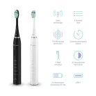 TrueLife SonicBrush Clean30 Duo Elektromos fogkefe 2db Fekete/fehér