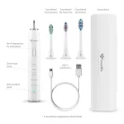 TrueLife SonicBrush Clean30 Duo Elektromos fogkefe 2db Fekete/fehér