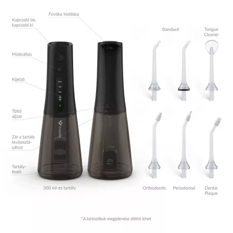 TrueLife AquaFloss Compact L100 Black szájzuhany fekete