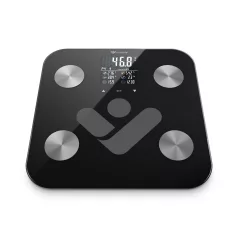   TrueLife FitScale W6 BT Black Okosmérleg színes kijelzővel fekete