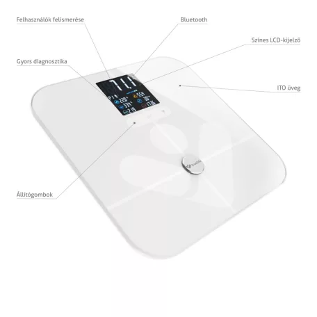 TrueLife FitScale W7 BT White Okosmérleg