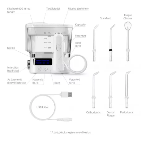 TrueLife AquaFloss Station F300 Szájzuhany Fehér