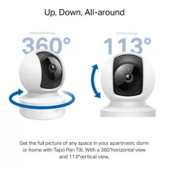   TP-LINK Tapo C212 Otthoni biztonsági éjjellátó Wi-Fi kamera