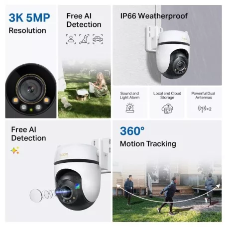 TP-LINK Tapo C530WS Kültéri biztonsági Wi-Fi kamera