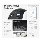 TP-LINK Tapo C840 Dual-Lens Smart Baby Camera