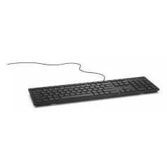   DELL KB216, Teljes méret (100%), Vezetékes, USB, QWERTZ, Fekete