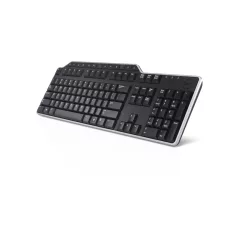   DELL KB522, Teljes méret (100%), Vezetékes, USB, Membrános billentyűkapcsoló, QWERTZ, Fekete