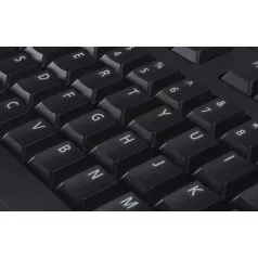   DELL KB522, Teljes méret (100%), Vezetékes, USB, Membrános billentyűkapcsoló, QWERTZ, Fekete