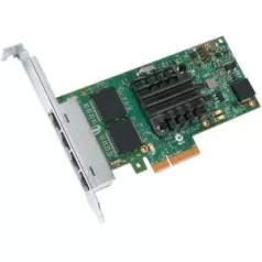   Intel I350T4V2, Belső, Vezetékes, PCI Express, Ethernet, 1000 Mbit/s, Zöld, Ezüst