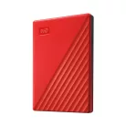 Western Digital My Passport, 4 TB, 3.2 Gen 1 (3.1 Gen 1), Vörös