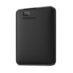  Western Digital Elements Portable, 5 TB, 2.5", 3.2 Gen 1 (3.1 Gen 1), Fekete