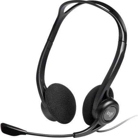 Logitech 981-000100, Vezetékes, 100 - 1000 Hz, Hívás/zene, 120 g, Headset, Fekete
