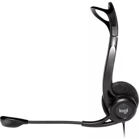 Logitech 981-000100, Vezetékes, 100 - 1000 Hz, Hívás/zene, 120 g, Headset, Fekete