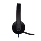 Logitech 981-000480, Vezetékes, Iroda/telefonos ügyfélközpont, 20 - 20000 Hz, 120 g, Headset, Fekete
