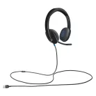 Logitech 981-000480, Vezetékes, Iroda/telefonos ügyfélközpont, 20 - 20000 Hz, 120 g, Headset, Fekete