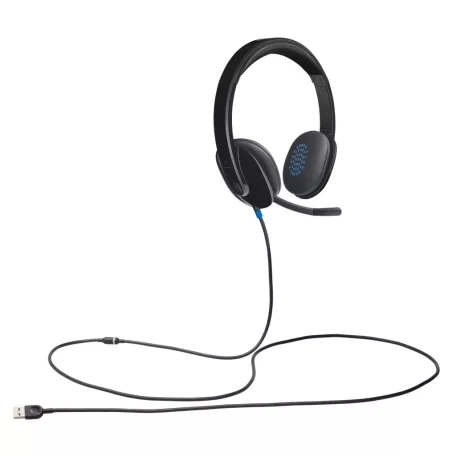 Logitech 981-000480, Vezetékes, Iroda/telefonos ügyfélközpont, 20 - 20000 Hz, 120 g, Headset, Fekete